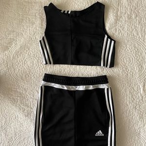 Adidas 2-piece set (crop top & skirt)